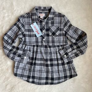 Cat & Jack Kids’ Flannel Shirt (Size 5T NWT)